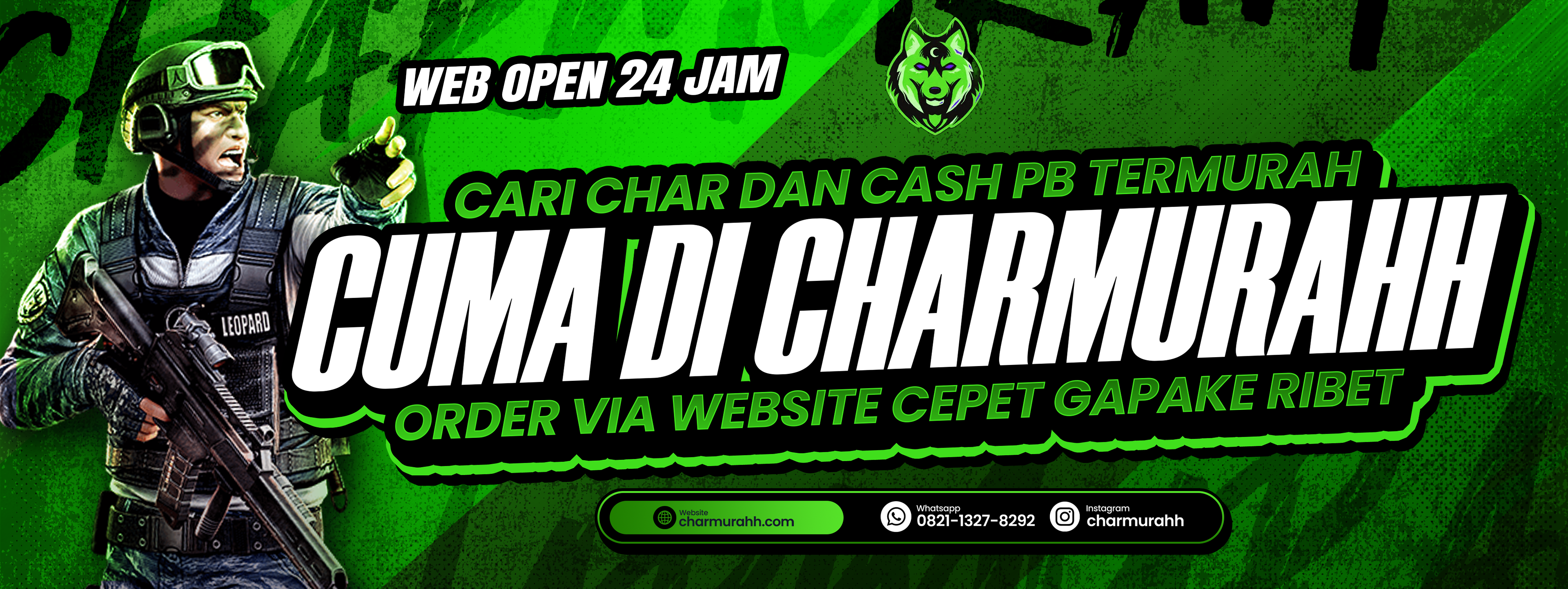 banner CHAR POINT BLANK